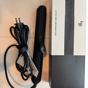 L'ange Le Duo 360 Airflow Styler Curler and Straightener - Black